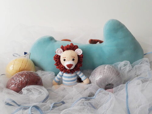 Leão Amigurumi