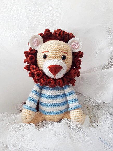 Leão Amigurumi