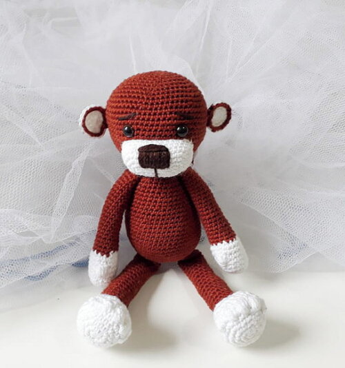 Macaco amigurumi