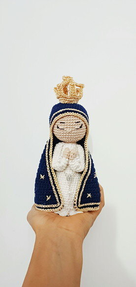 Nossa Senhora Aparecida em Amigurumi