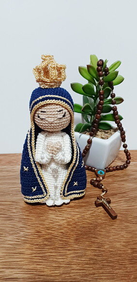 Nossa Senhora Aparecida em Amigurumi