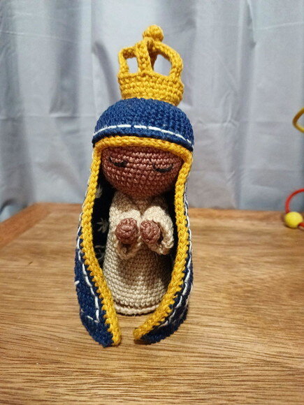Nossa Senhora Aparecida em Amigurumi