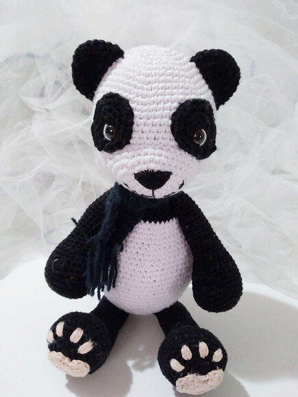 Panda amigurumi