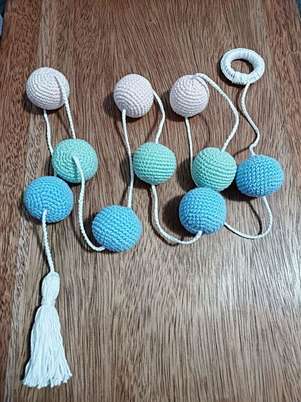 Pingente em Amigurumi para Cortina