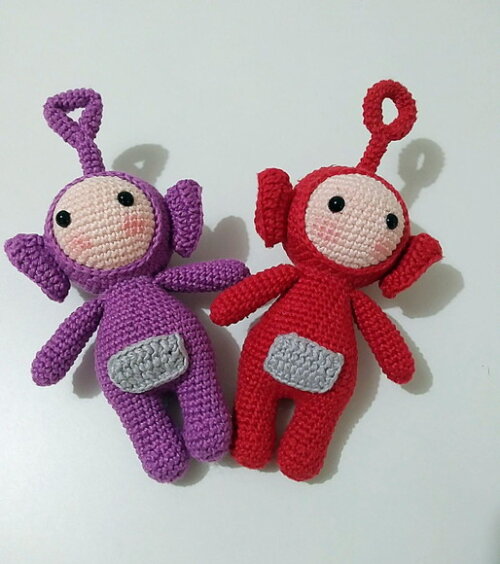 Teletubbies em amigurumi