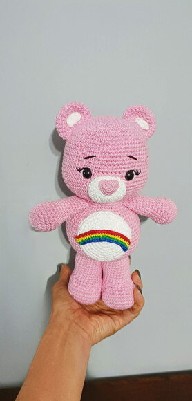 Ursinha Animadinha em Amigurumi