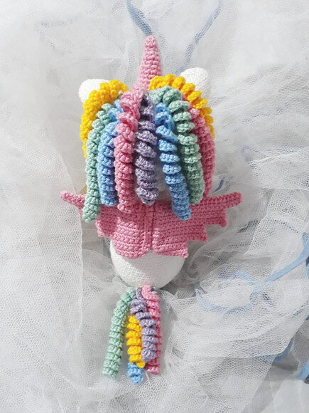 Unicórnio amigurumi