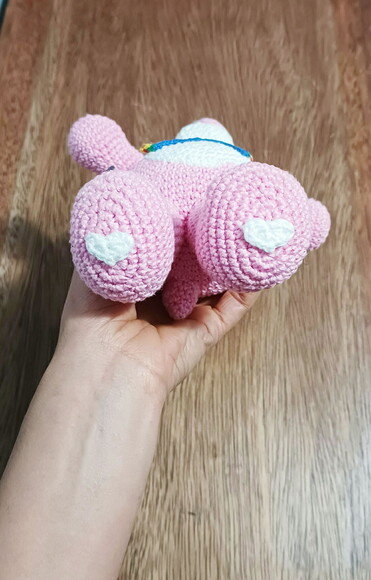 Ursinha Animadinha em Amigurumi