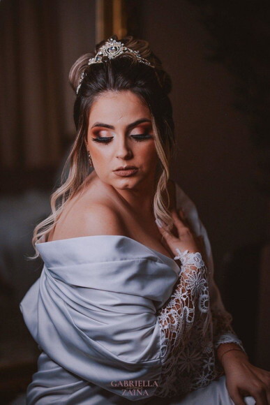 Coroa Dourada Noiva Ou Debutante