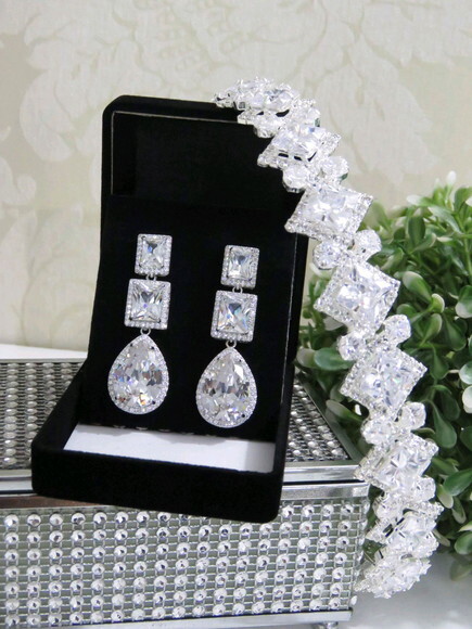 Tiara de zircônias aessórios para noiva