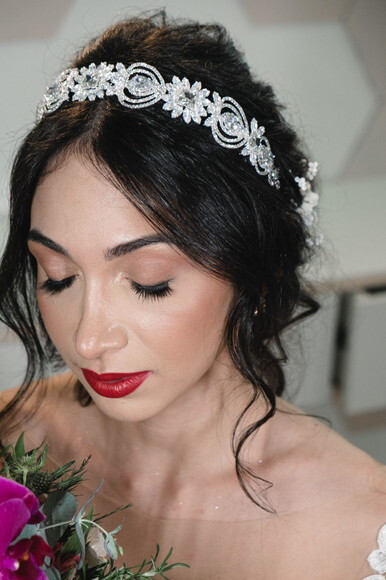 Tiara para Noiva - Grinalda para Cabelo