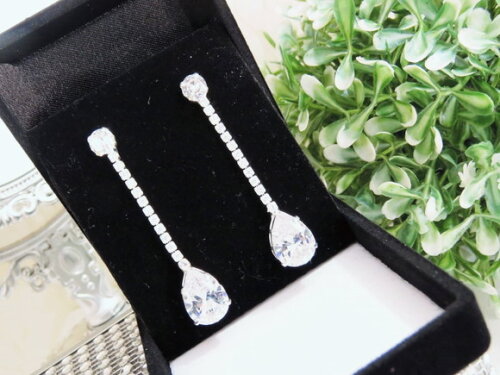 Brinco de gota de Zircônia para Noiva