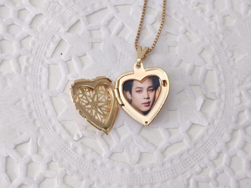 Colar Feminino Bts Relicario Jóia