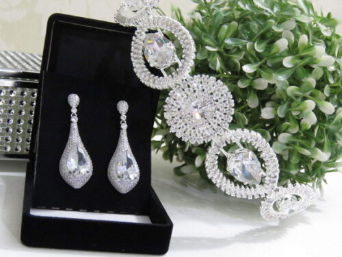 Tiara de zircônias acessórios para noiva