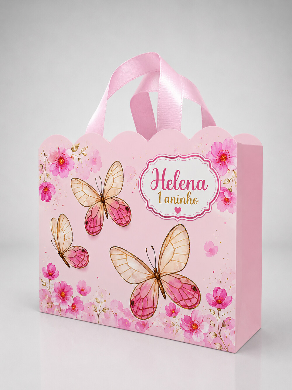 Kit 10 Sacolinhas Personalizadas Lembrancinhas Aniversário Borbo