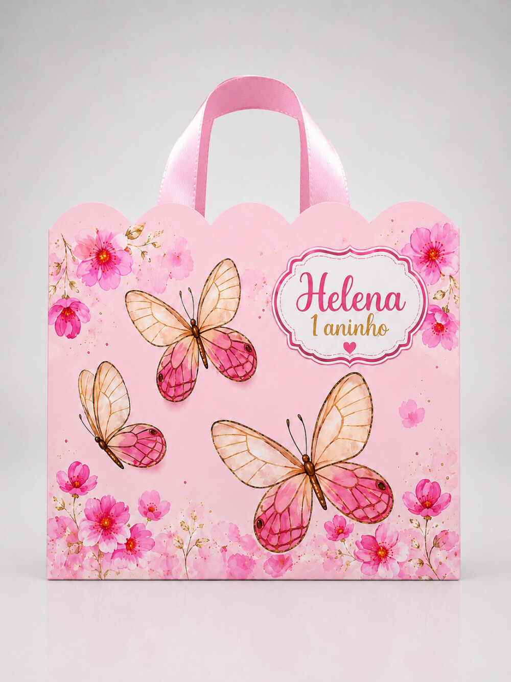 Kit 10 Sacolinhas Personalizadas Lembrancinhas Aniversário Borbo