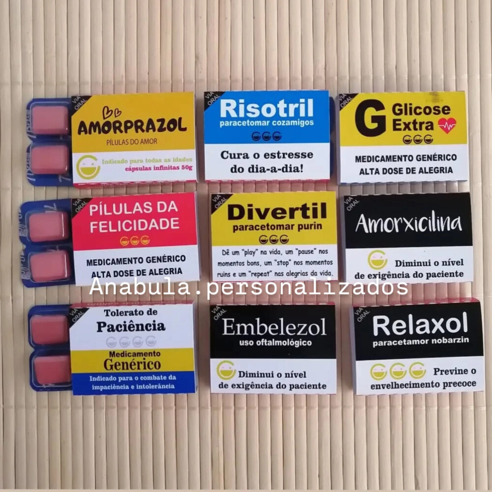 Chieletes remédio divertido