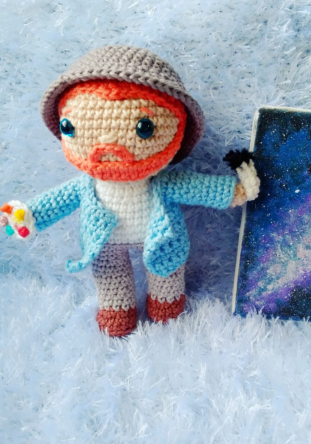 Vincent Van Gogh de amigurumi