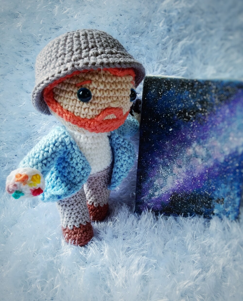 Vincent Van Gogh de amigurumi