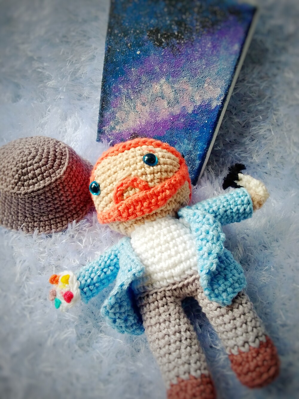 Vincent Van Gogh de amigurumi