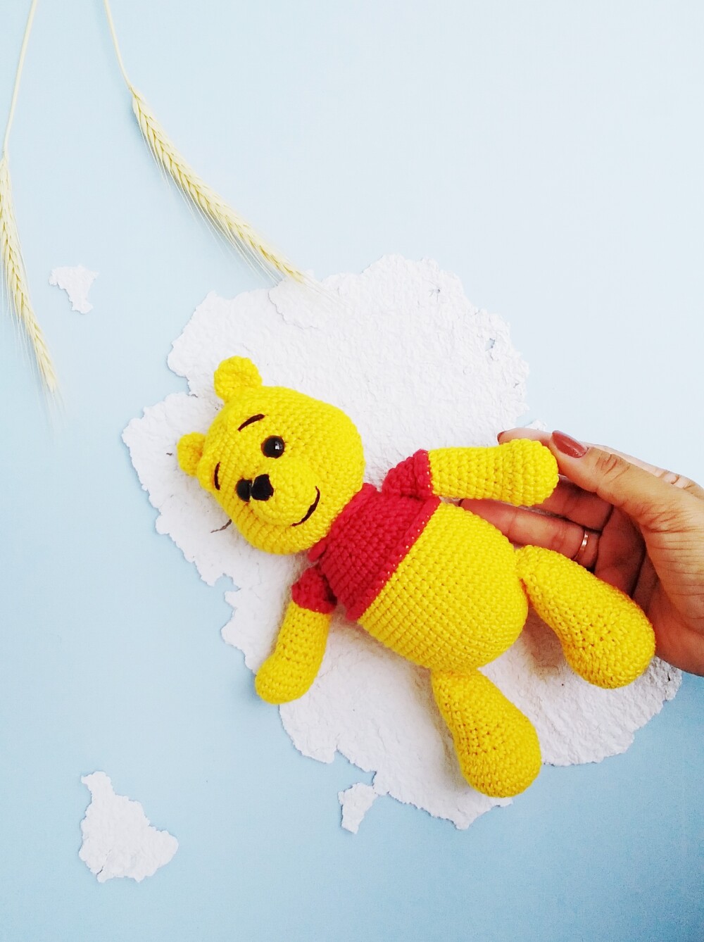 Ursinho Pooh de amigurumi