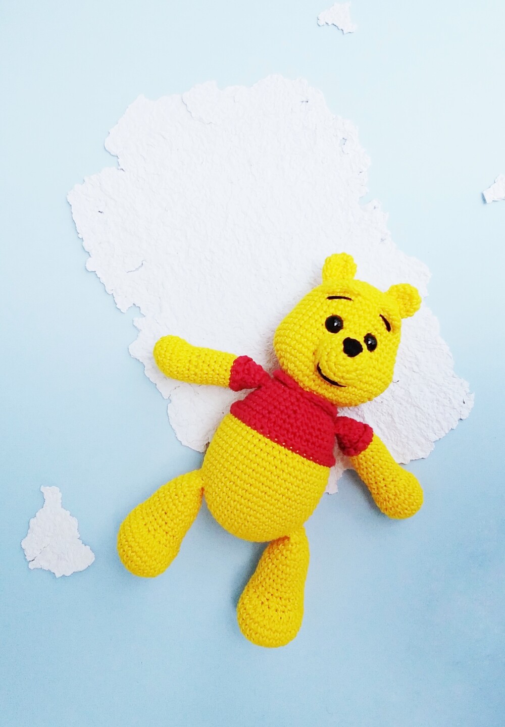 Ursinho Pooh de amigurumi