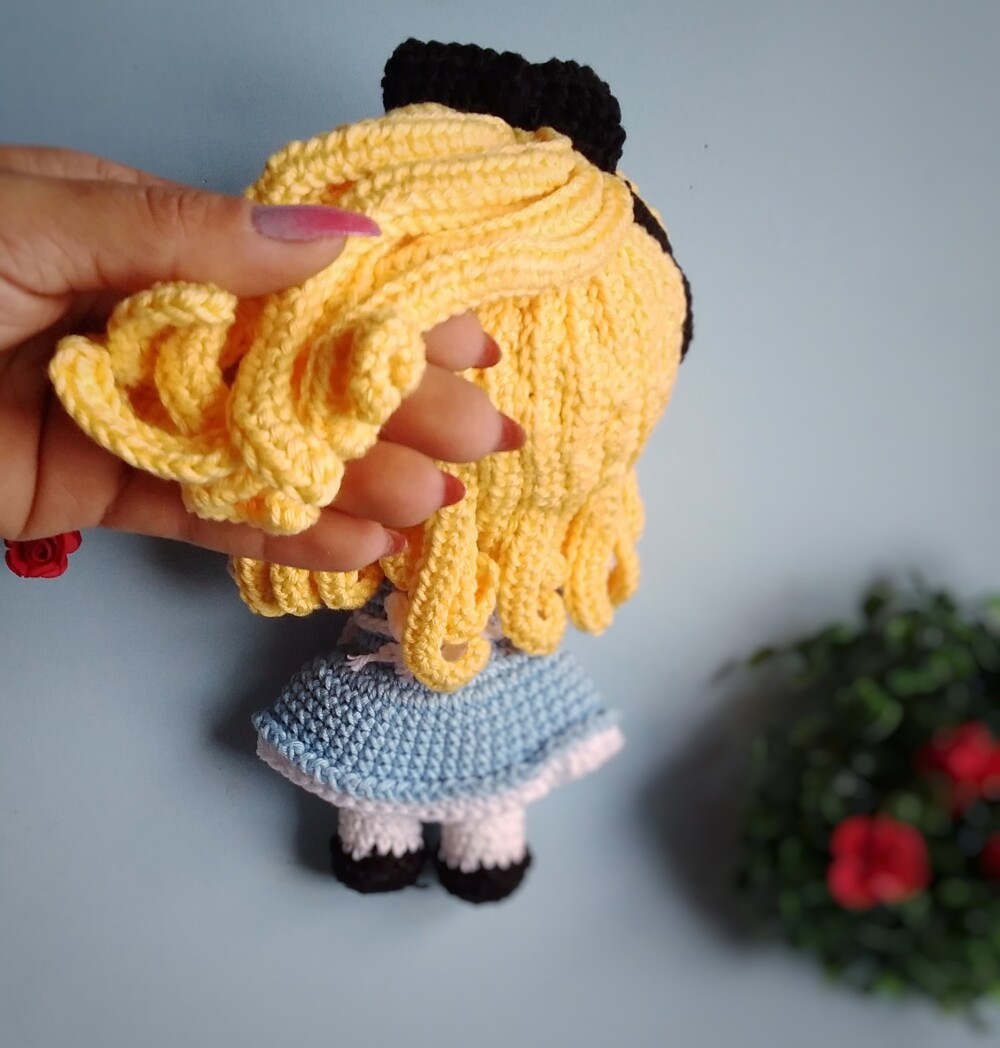 Kit Alice no país das maravilhas de amigurumi