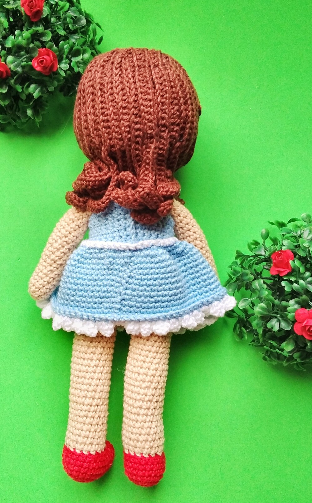 Chapeuzinho vermelho de amigurumi