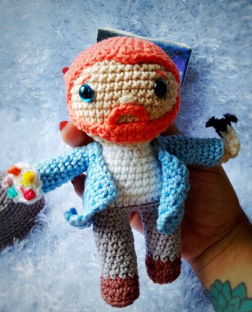 Vincent Van Gogh de amigurumi