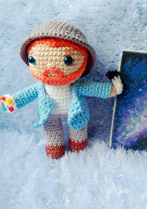 Vincent Van Gogh de amigurumi