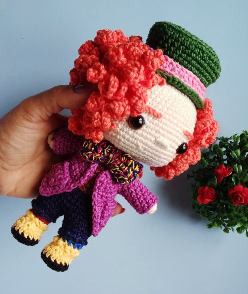 Kit Alice no país das maravilhas de amigurumi
