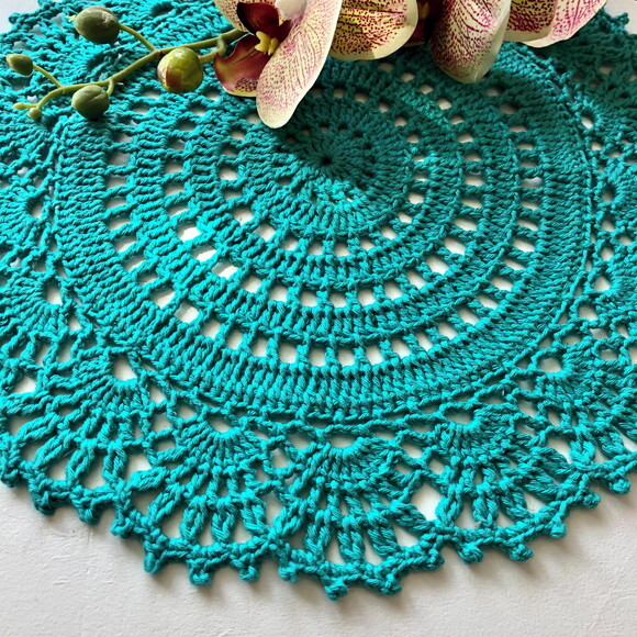 Sousplat Americano Croche Rendado Tiffany - Par
