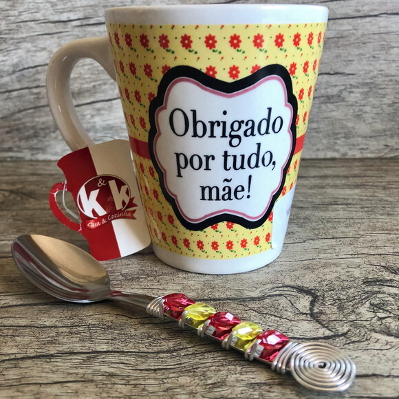 Caneca Obrigada Por Tudo, Mãe! - Dia das Mães