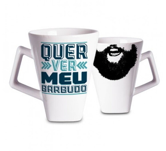 Caneca Quer Ver o Meu Barbudo? Caneca Barba