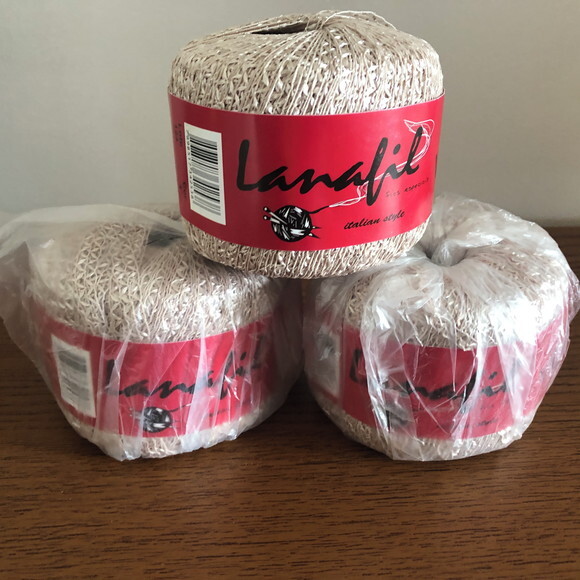 Fio Linha Vicenza Lanafil 50g - Kit 3 Unidades