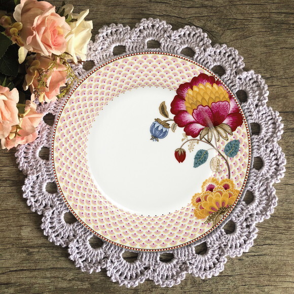 Sousplat Americano Croche Branco - Par