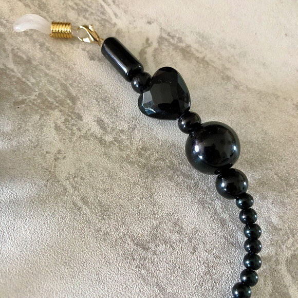 Óculos Cordão Corda Corrente Preto Salva Cordinha - 62