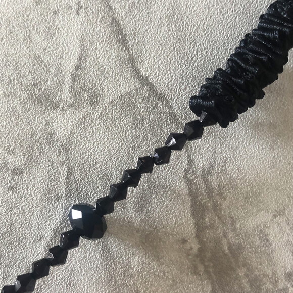 Óculos Cordão Corda Corrente Salva Cordinha Luxo Preto - 33