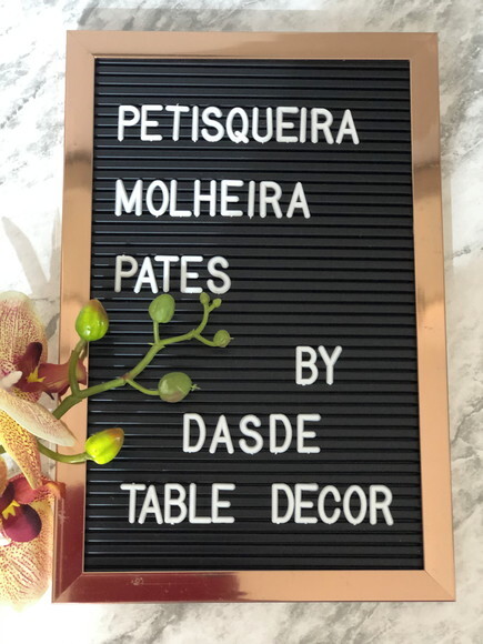 Petisqueira Dupla Molheira Patês com Colheres Bordadas