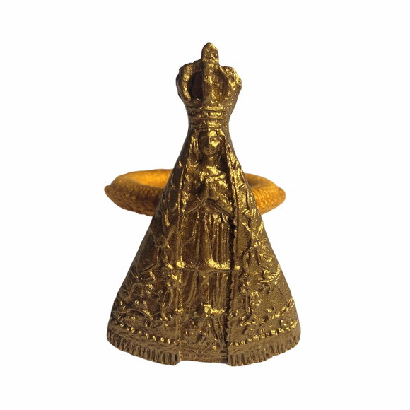 Porta Guardanapo Dourado Nossa Senhora Aparecida - 6 Unid.