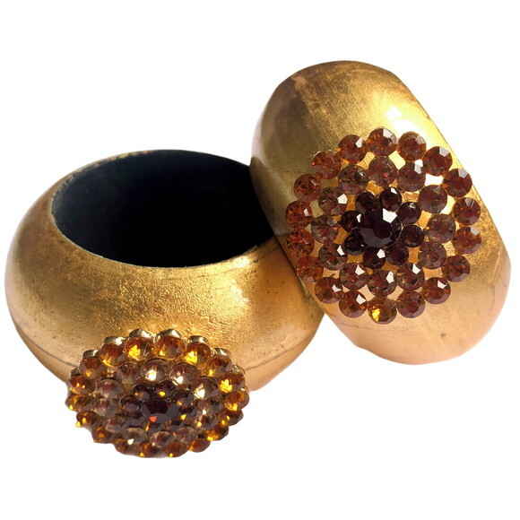 Porta Guardanapo Glamour com Strass - 4 Unid.