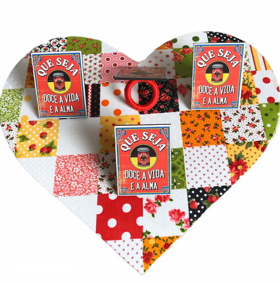 Porta Guardanapo mdf Que Seja Doce a Vida e a a Alma! - 4 Pç