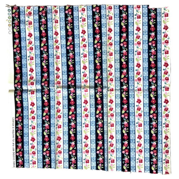 Tecido Importado Flores em Patchwork