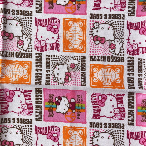 Tecido Importado Hello Kitty