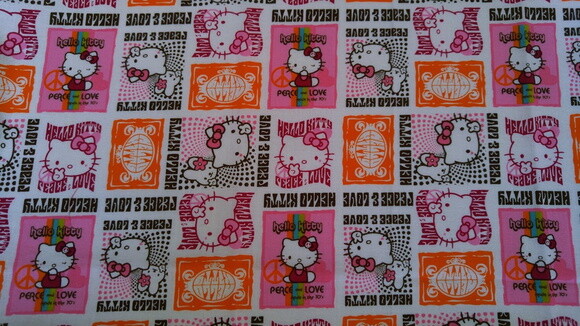 Tecido Importado Hello Kitty