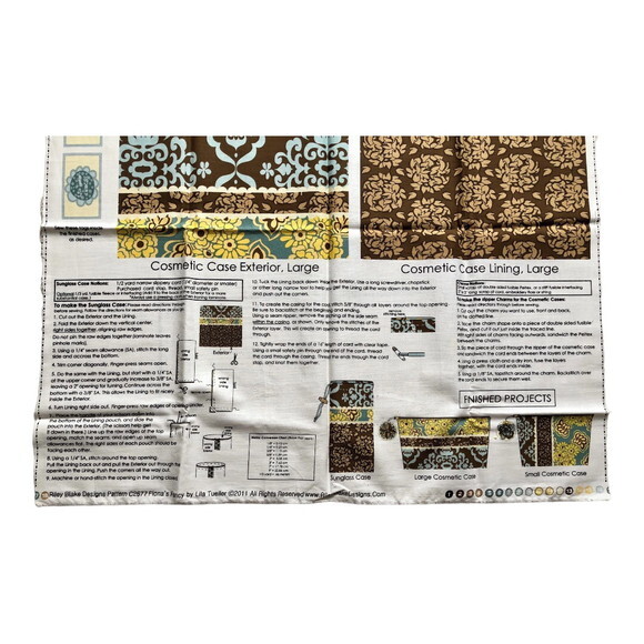 Tecido Importado Patchwork Necessaire - Porta Oculos