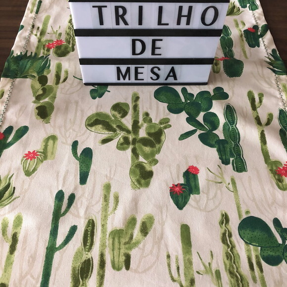 Trilho / Caminho Mesa Cactos Antimancha *valor do Par*