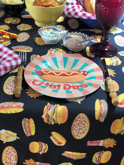 Trilho / Caminho Mesa Hamburguer Fast Food *valor do Par*