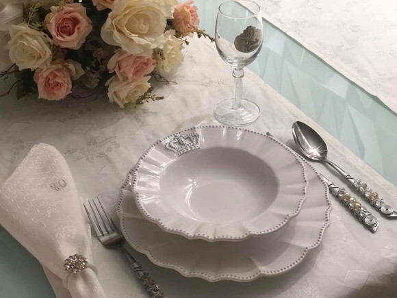 Trilho De Mesa Banquete - Caminho De Mesa & Guardanapos