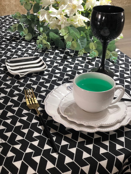 Trilho Mesa Acquablock - Caminho Mesa - Preto & Branco